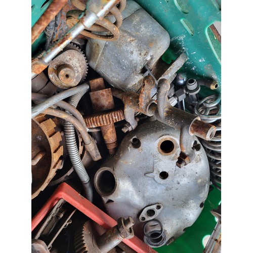 183 - A box of Ariel Motorcycle Parts