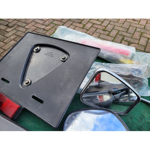 197 - Motorcycle Spares, to include Kawasaki Z650 Carburettor parts, two pairs of indicators, two pairs of... 