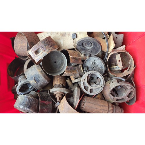 203 - Pre-War BSA Spares, including cylinder heads, valves, barrels, magnetos, generators (5 Crates, Heavy... 