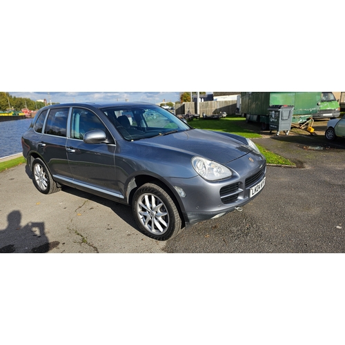 418 - 2004 Porsche Cayenne Tiptronic S, 3,189cc. Registration number LK04 WYR. VIN number WP1ZZZ9PZ4LA0156... 