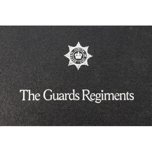 6 - Franklin Mint; The Guards Regiments eight silver box collection, London import 1978, 204gm, together... 