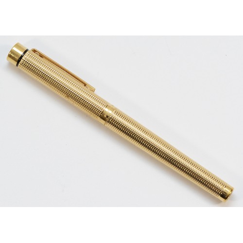 243 - Sheaffer, a gold filled fountain pen, with 14K gold nib, cartridge filler