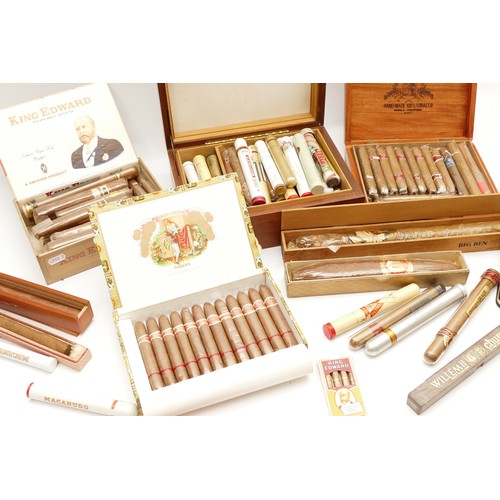 264 - An assortment of cigars, to include, King Edward Whiffs, Cogetama Big Ben, Romeo y Julieta Havana-Cu... 