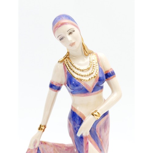 295 - A Peggy Davies limited edition ceramic figure, entitled 'Egyptian Dancer', modelled by Amanda Hughes... 