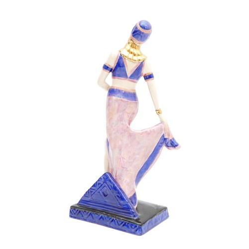 295 - A Peggy Davies limited edition ceramic figure, entitled 'Egyptian Dancer', modelled by Amanda Hughes... 