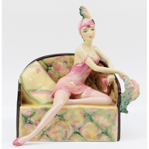 299 - A Peggy Davies x Kevin Francis limited edition ceramic figure, entitled 'Femme Fatal', modelled by A... 