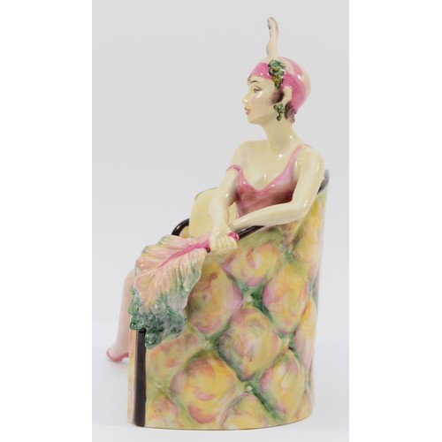 299 - A Peggy Davies x Kevin Francis limited edition ceramic figure, entitled 'Femme Fatal', modelled by A... 