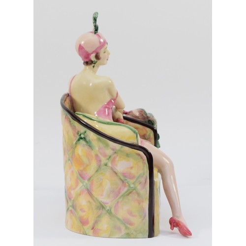 299 - A Peggy Davies x Kevin Francis limited edition ceramic figure, entitled 'Femme Fatal', modelled by A... 