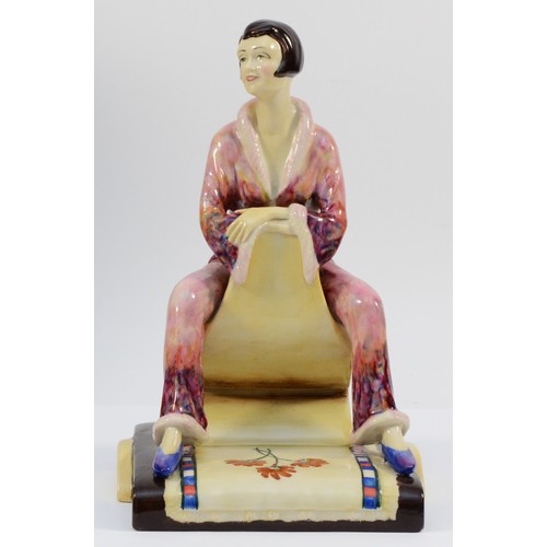 300 - A Peggy Davies x Kevin Francis limited edition ceramic figure, entitled 'Pyjama Girl', modelled by C... 