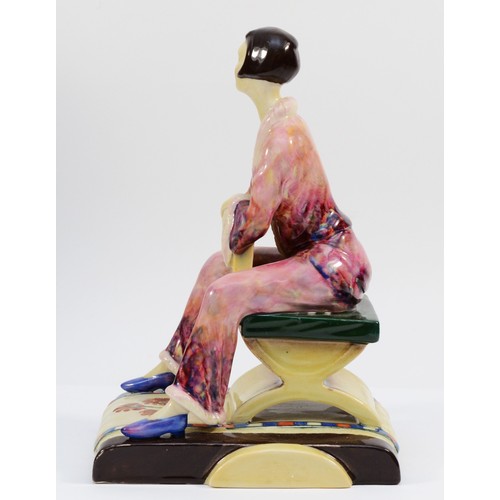 300 - A Peggy Davies x Kevin Francis limited edition ceramic figure, entitled 'Pyjama Girl', modelled by C... 