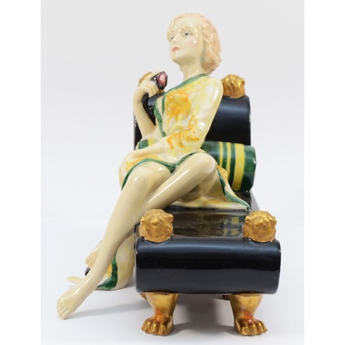 301 - A Peggy Davies x Kevin Francis limited edition ceramic figure, entitled 'Greta Garbo', for the Twent... 