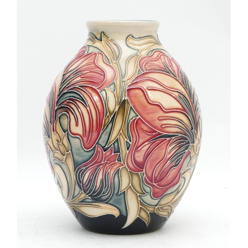 359 - A Moorcroft vase, in the pattern, 'Spanish', designed by Kerri Goodwin, dated 2013, H-14cm.