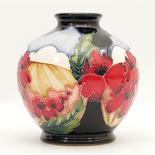 360 - A Moorcroft vase, in the pattern, 'Forever England', dated 2013, H-12cm.