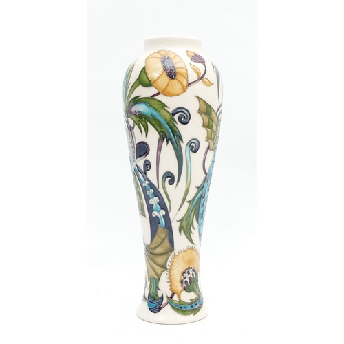 374 - A Moorcroft Trial vase, in the pattern, 'Fishing for Dreams', designed by Nicola Slaney, dated 2014,... 