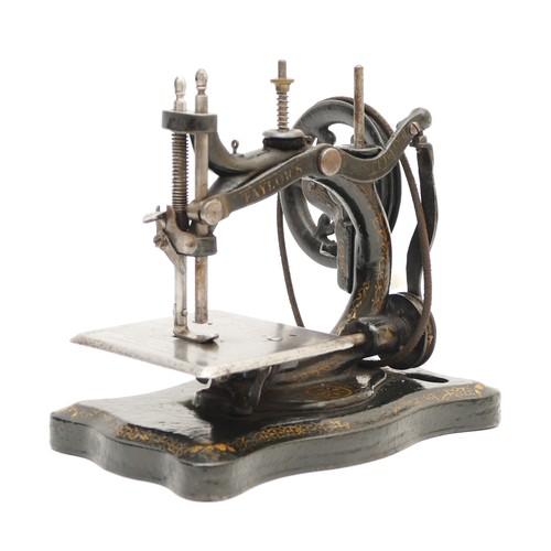 443 - Taylor's Twisted Loop chainstitch sewing machine, with friction drive, Driffield and Cheapside addre... 