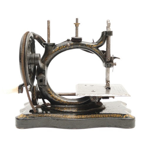 443 - Taylor's Twisted Loop chainstitch sewing machine, with friction drive, Driffield and Cheapside addre... 