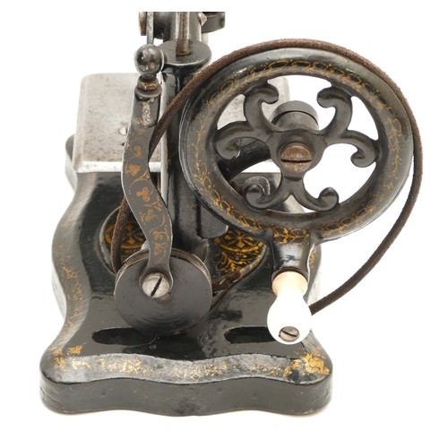 443 - Taylor's Twisted Loop chainstitch sewing machine, with friction drive, Driffield and Cheapside addre... 