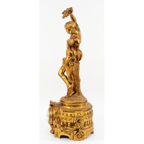 550 - After François Théodore Devaulx (1808-1870), a late 19th century French figure of dancing male with ... 