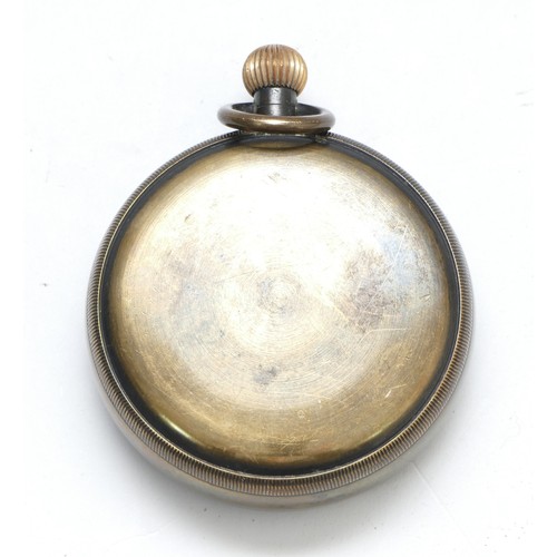 559 - F. Darton & Co., London, a Victorian pocket altimeter compensated barometer, c.1900., with rotating ... 