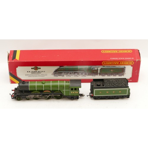 4 - Hornby Railways; 00 gauge B.R Class A4 4-6-2 loco and tender 'Mallard' (boxed) with an LNER Class 44... 