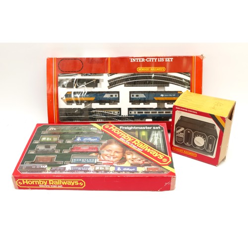 9 - Two Hornby Railway sets, to include, a Freightmaster electric set and an 'Inter-City 125' set, toget... 