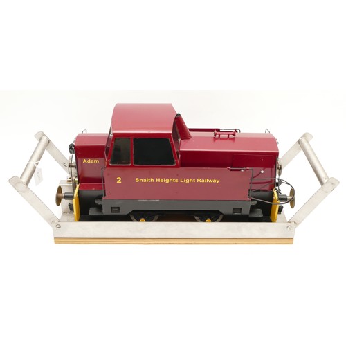 11 - Maxitrak Locomotives Ltd; A 5 inch gauge 'The Jubilee' model diesel shunter locomotive, green livery... 