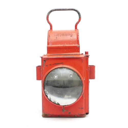 38 - A red BR (M) M side lamp, complete with red filter, no burner.