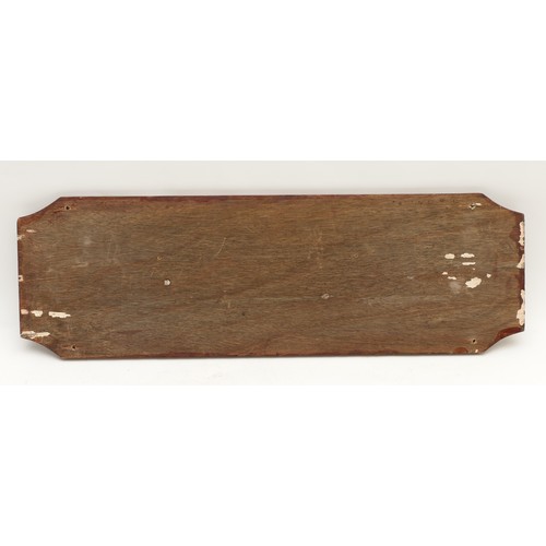 50 - An Edwardian pine and oak half block model, painted above the waterline; 'Express, wrecked by fire, ... 