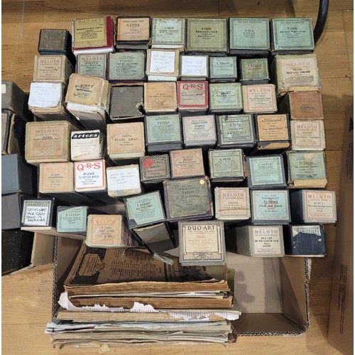 78 - Fifty Victorian Pianola boxed musical rolls to include:
Gounods - Soldier's Chorus,
Kalscher-Leigh -... 