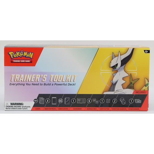 104 - Pokémon TCG Trainers Toolkit. Does not have the original cards and booster packs. Instead it has a b... 