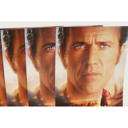 108 - The Patriot (2000), four promotional movie posters, 49.5cm x 32.5, a historical epic starring Mel Gi... 