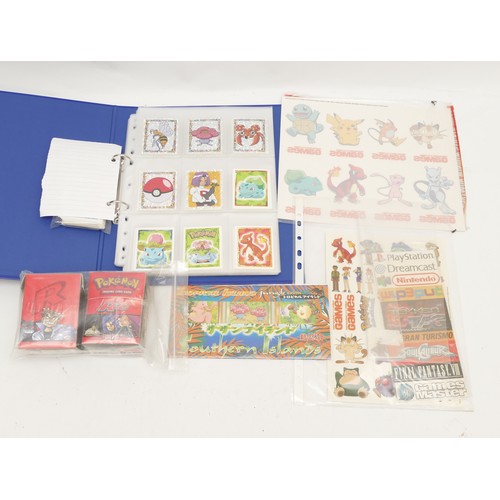 112 - Three Japanese Pokemon cards, from the Southern Islands Set, to include a holographic Vileplume, tog... 