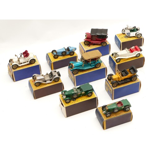 130 - Matchbox/Lesney Toys; A collection of ten diecast scale models 'Models Of Yesteryear' to include a 1... 