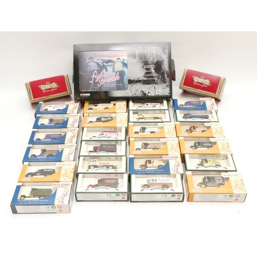 132 - A collection of twenty six modern promotional diecast model vehicles 'Days Gone' by Lledo (boxed) to... 