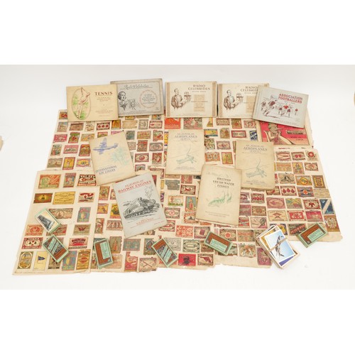 183 - A large collection of early 20th century and later cigarette and tea cards, to include sets and loos... 