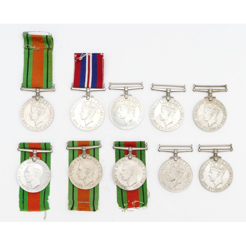 358 - WWII seven War and three Defence medals.