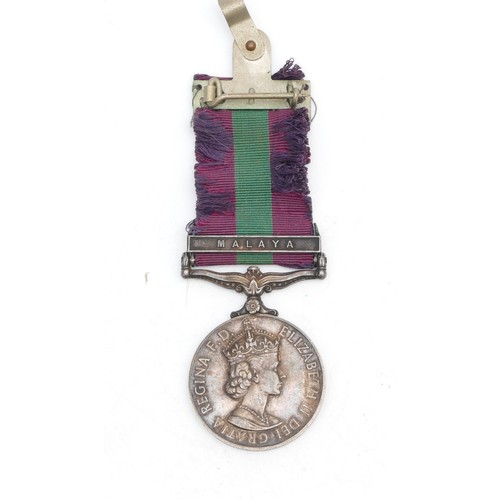 371 - ERII Malaya medal, awarded to 4242994 Act. CPL. D. Martin R.A.