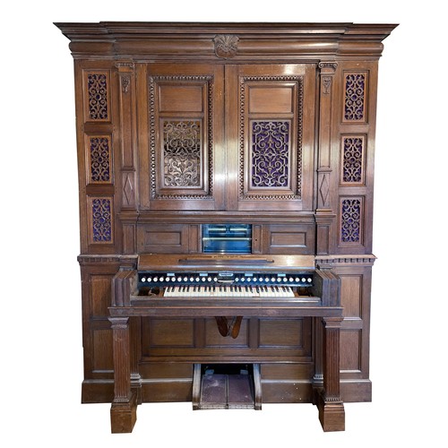 81 - A substantial Victorian Aeolian Orchestrelle reed organ, solo model 'F' circa 19th century, having b... 