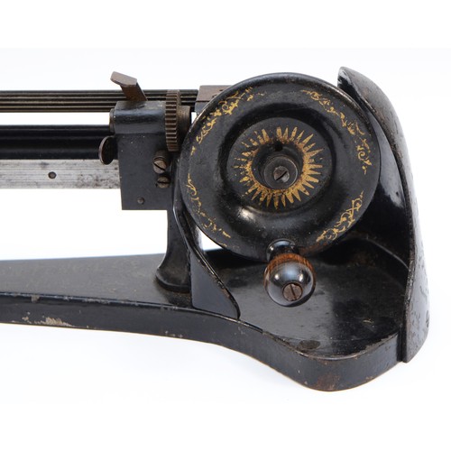 54 - A Victoria cast iron 'Jupiter Pencil Pointer' Sharpener, embossed on the base 'Guhl & Harbeck Hambur... 