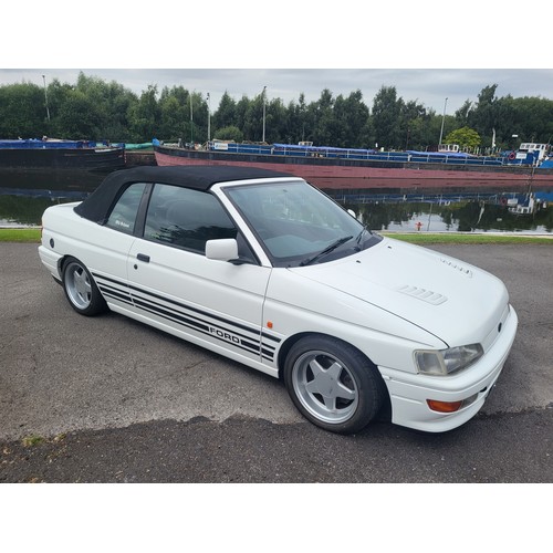 7 - 1993 Ford Escort XR3i Cabriolet. Registration Number K131 SKH. Chassis Number WF0LXXGKALND92497.
Sol... 