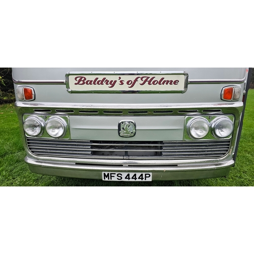  1975 Bedford Y series Plaxton Panorama Elite III. Registration number MFS 444P. Chassis number YRQ2D... 