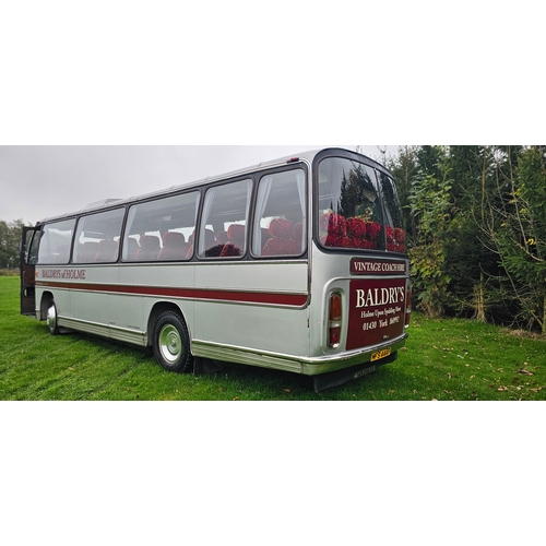  1975 Bedford Y series Plaxton Panorama Elite III. Registration number MFS 444P. Chassis number YRQ2D... 