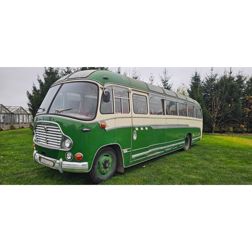  1960 Bedford SB3 Duple Super Vega, petrol. Registration number 551 HHW. Chassis number SB3 73484. 
S... 