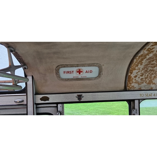  1960 Bedford SB3 Duple Super Vega, petrol. Registration number 551 HHW. Chassis number SB3 73484. 
S... 