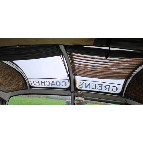  1960 Bedford SB3 Duple Super Vega, petrol. Registration number 551 HHW. Chassis number SB3 73484. 
S... 