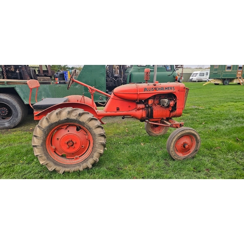  c.1948 Allis Chalmers Model B tractor. Registration number not registered.
There is no paperwork wit... 