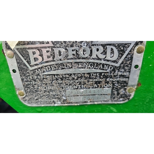  1950 Bedford O type, 3519cc. Registration number EVY 901. Chassis number OLBD141408. Engine number O... 