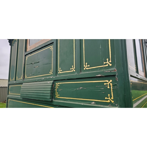  c.1908 Orton & Sons, Spooner Showman's Living Van. Made for Enoch Farrah, Wakefield. Typical three b... 