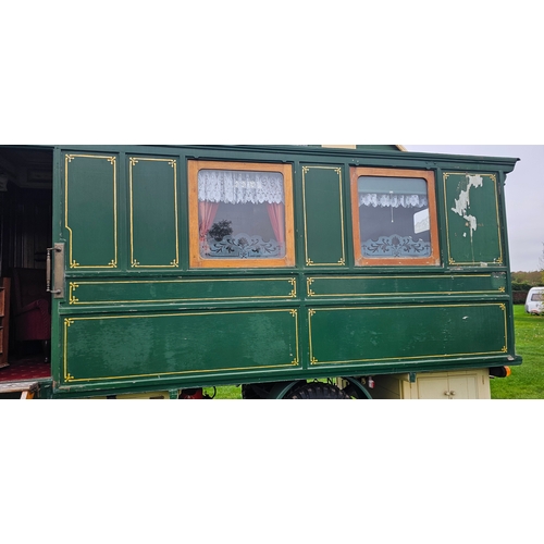  c.1908 Orton & Sons, Spooner Showman's Living Van. Made for Enoch Farrah, Wakefield. Typical three b... 