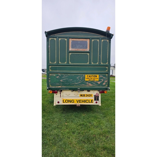  c.1908 Orton & Sons, Spooner Showman's Living Van. Made for Enoch Farrah, Wakefield. Typical three b... 